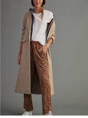 Anthropologie Pilcro Leopard Print Pants